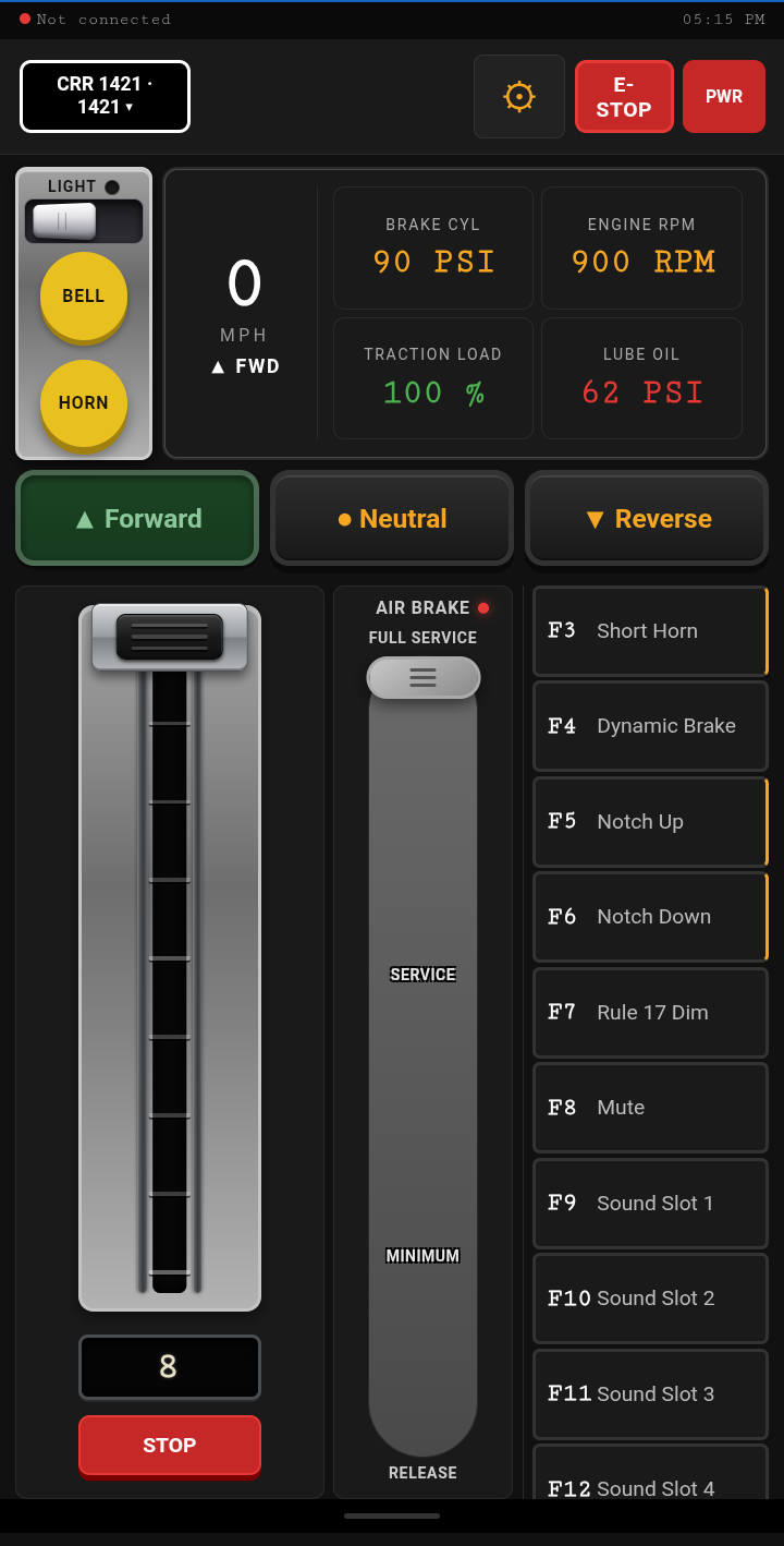 Figure 16.3 — Switcher, full service, 90 PSI.